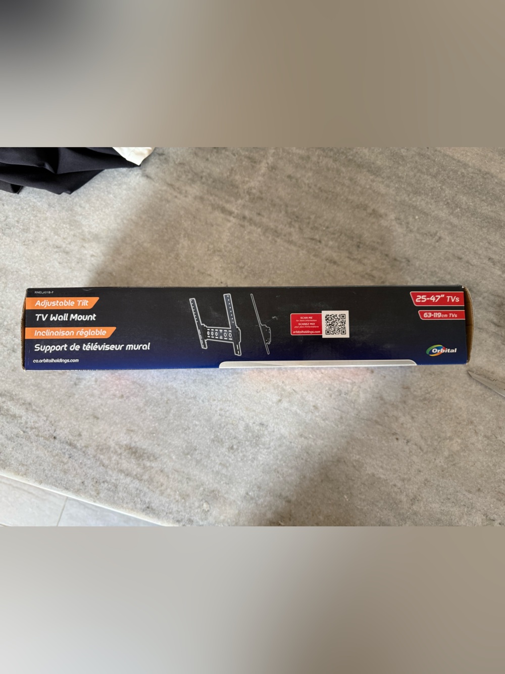 Orbital Adjustable Tilt TV Wall Mount (Model RNEL4018-F) never used in box. - Picture 9 of 11